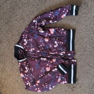 Floral Bomber Jacket
